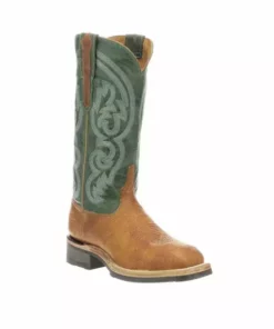 Lucchese-inc Ruth :: Cognac + Green BOOTS