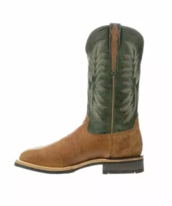 Lucchese-inc Rudy :: Cognac + Green Boots