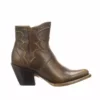 Lucchese-inc Karla :: Maple + Matte Black BOOTS