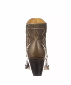 Lucchese-inc Karla :: Maple + Matte Black BOOTS