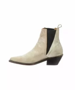 Lucchese-inc Ella :: Bone + Black BOOTS