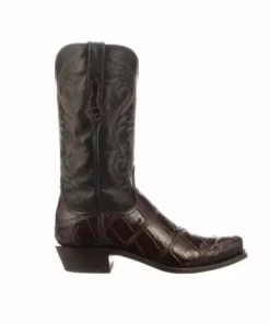 Lucchese-inc Rio :: Black Cherry + Black