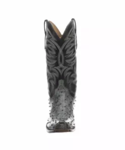 Lucchese-inc Hugo :: Anthracite Grey + Navy Boots