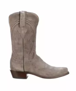 Lucchese-inc Boots Jessie Suede :: Steel Grey
