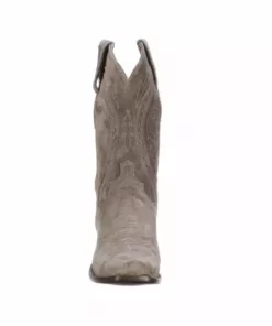 Lucchese-inc Boots Jessie Suede :: Steel Grey