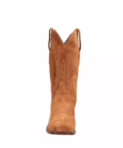 Lucchese-inc Jessie Suede :: Cognac + Rust Boots