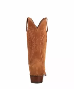 Lucchese-inc Jessie Suede :: Cognac + Rust Boots