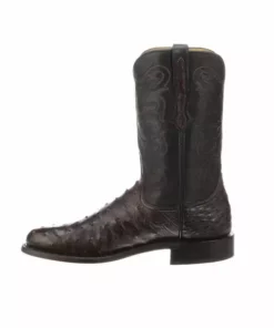 Lucchese-inc Boots Hudson :: Black Cherry + Black