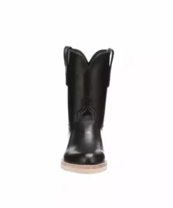 Lucchese-inc Wedge Roper :: Black Boots