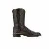 Lucchese-inc Boots Gerard :: Chocolate + Dark Brown
