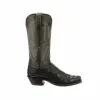 Lucchese-inc Josephine :: Black + Anthracite Grey BOOTS