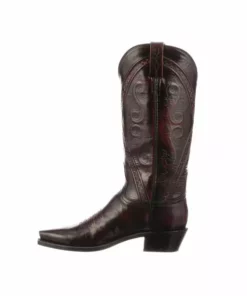 Lucchese-inc Darlene :: Black Cherry BOOTS