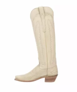 Lucchese-inc Priscilla :: Glitz Cream BOOTS
