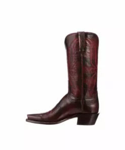 Lucchese-inc Savannah :: Black Cherry BOOTS
