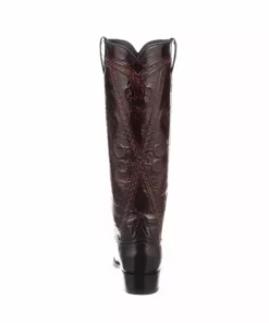 Lucchese-inc Dora :: Black Cherry BOOTS