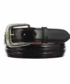 Lucchese-inc Belts Hobby Stitch Goat :: Black