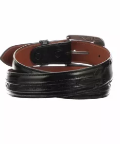 Lucchese-inc Belts Hobby Stitch Goat :: Black