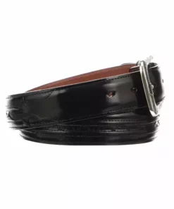 Lucchese-inc Belts Hobby Stitch Goat :: Black