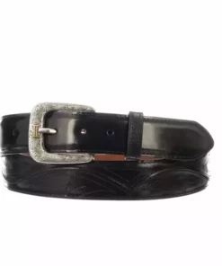 Lucchese-inc Belts Seville Stitch Goat :: Black