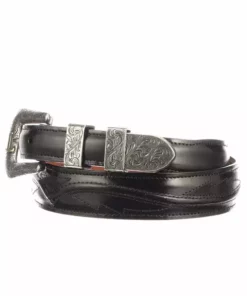 Lucchese-inc Seville Stitch Goat Tapered :: Black