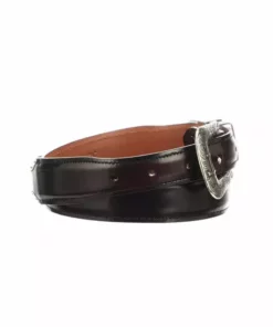 Lucchese-inc Belts Smooth Goat Tapered :: Black Cherry