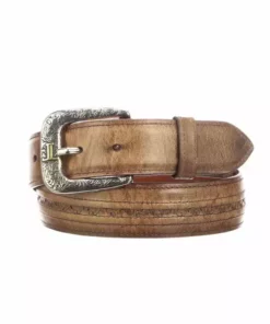 Lucchese-inc Hobby Stitch Mad Dog Goat :: Tan Belts