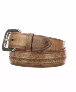 Lucchese-inc Hobby Stitch Mad Dog Goat :: Tan Belts