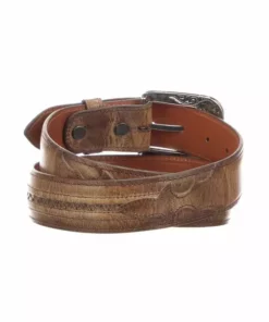 Lucchese-inc Hobby Stitch Mad Dog Goat :: Tan Belts