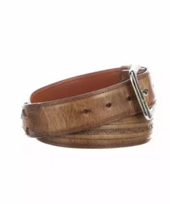 Lucchese-inc Hobby Stitch Mad Dog Goat :: Tan Belts