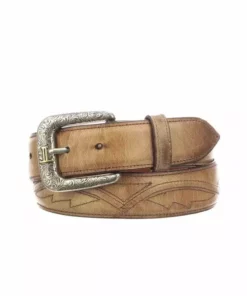 Lucchese-inc Seville Stitch Mad Dog Goat :: Tan Belts