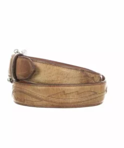 Lucchese-inc Seville Stitch Mad Dog Goat :: Tan Belts