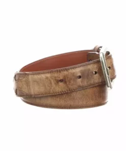 Lucchese-inc Smooth Mad Dog Goat :: Tan Belts