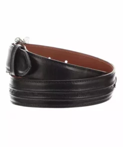 Lucchese-inc Belts Hobby Stitch Ranch Hand :: Black