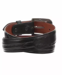 Lucchese-inc Belts Hobby Stitch Ranch Hand :: Black