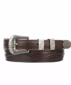 Lucchese-inc Seville Stitch Ranch Hand Tapered :: Tan Belts