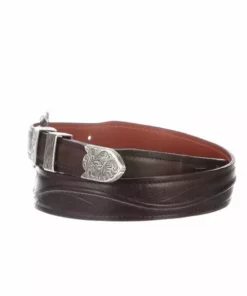 Lucchese-inc Seville Stitch Ranch Hand Tapered :: Tan Belts