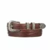 Lucchese-inc Seville Stitch Ranch Hand Tapered :: Cognac Belts