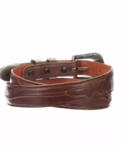 Lucchese-inc Seville Stitch Ranch Hand Tapered :: Cognac Belts