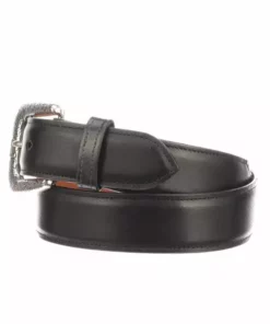 Lucchese-inc Belts Smooth Baby Buffalo :: Black