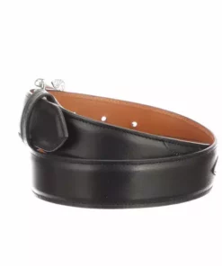Lucchese-inc Belts Smooth Baby Buffalo :: Black