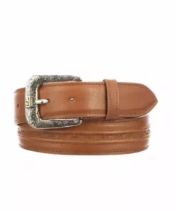 Lucchese-inc Hobby Stitch Baby Buffalo :: Cognac Belts