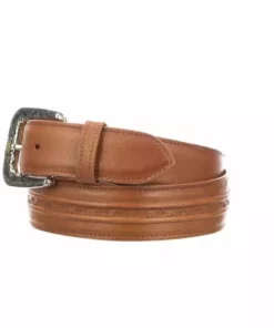 Lucchese-inc Hobby Stitch Baby Buffalo :: Cognac Belts