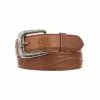 Lucchese-inc Belts Seville Stitch Baby Buffalo :: Cognac