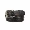 Lucchese-inc Full Quill Ostrich :: Black Belts