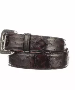 Lucchese-inc Full Quill Ostrich :: Black Cherry