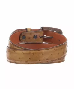 Lucchese-inc Full Quill Ostrich :: Tan