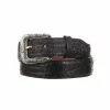 Lucchese-inc Belts Hornback Caiman :: Black