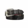 Lucchese-inc Ultra Belly Caiman :: Black Belts