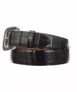 Lucchese-inc Ultra Belly Caiman :: Black Belts